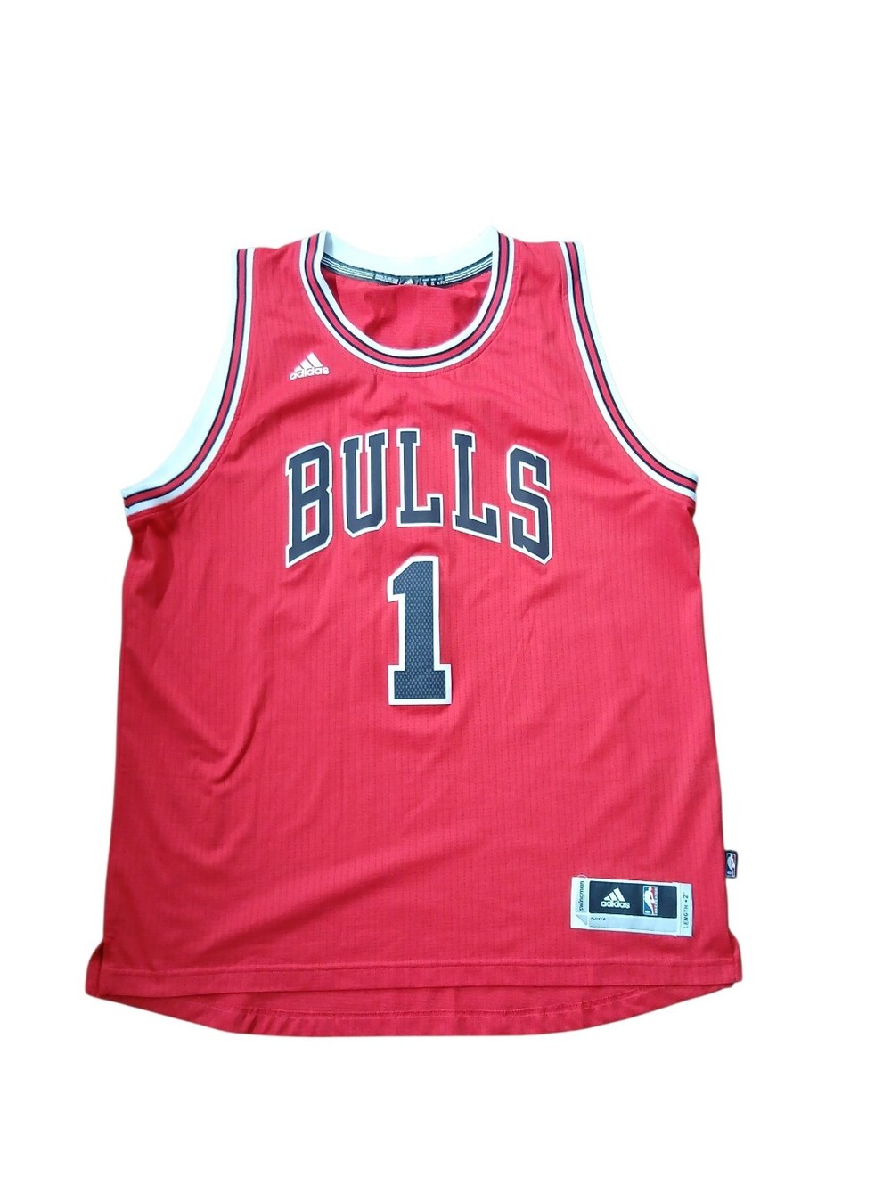 Adidas NBA Chicago Bulls Derrick Rose #1 Swingman Jersey Red - Men's XL